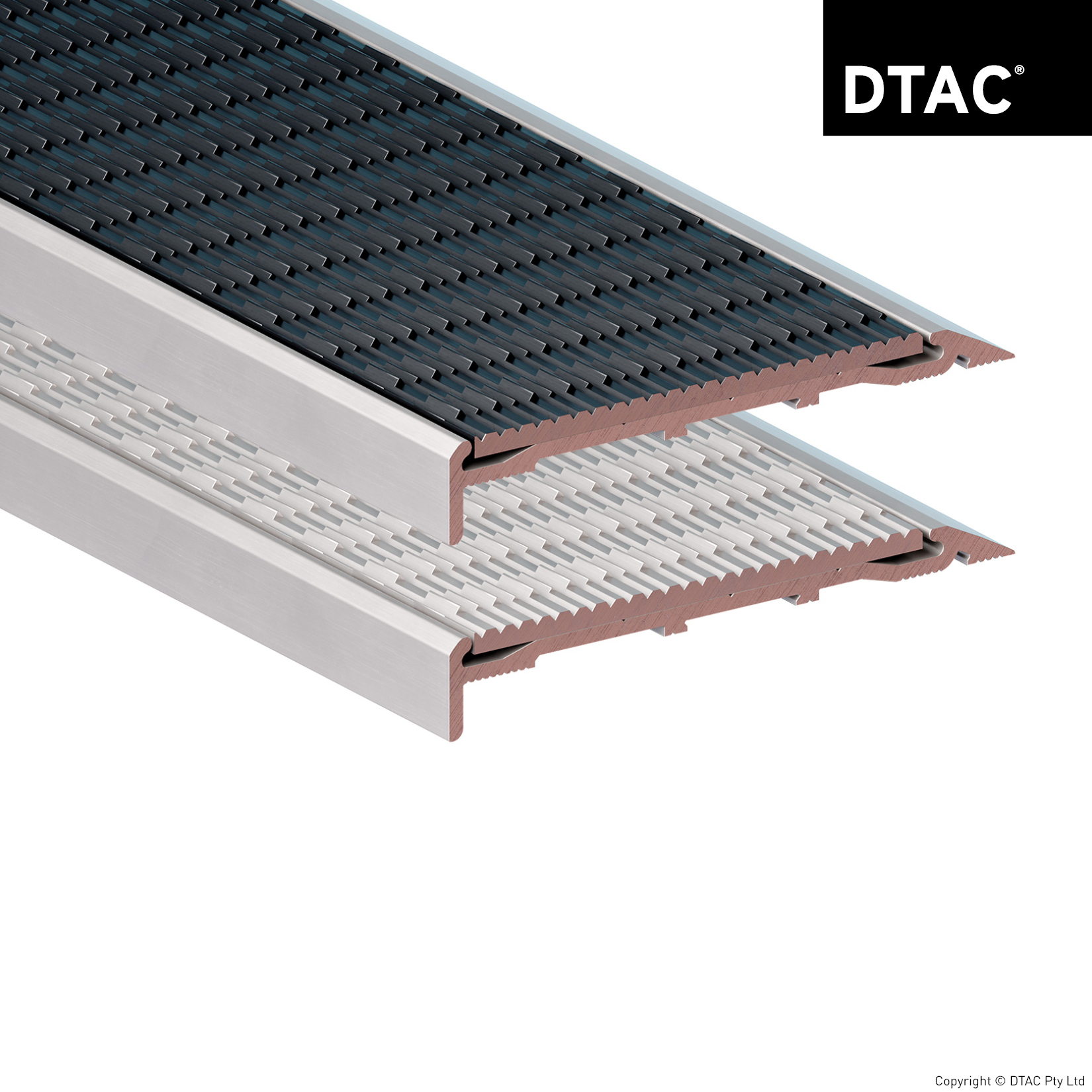 DTAC Pemko® Modular + Tweed Surface Edging System 10x63x4mm